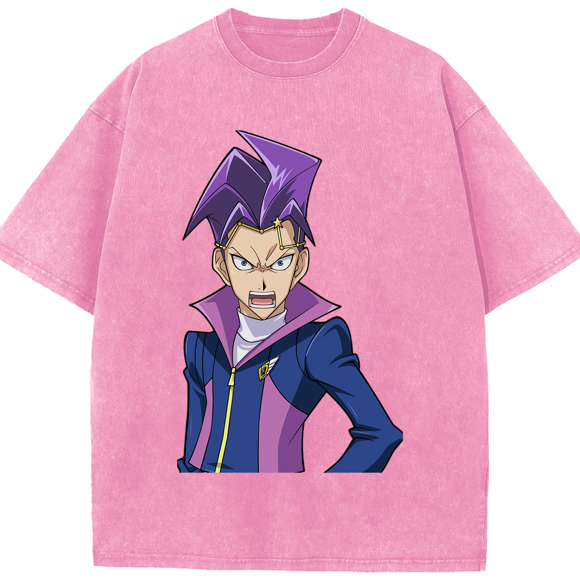 （画像用） 遊☆戯☆王 Yu-Gi-Oh! 綿100% ヴィンテージ風 半袖Tシャツ（フロントプリント）
